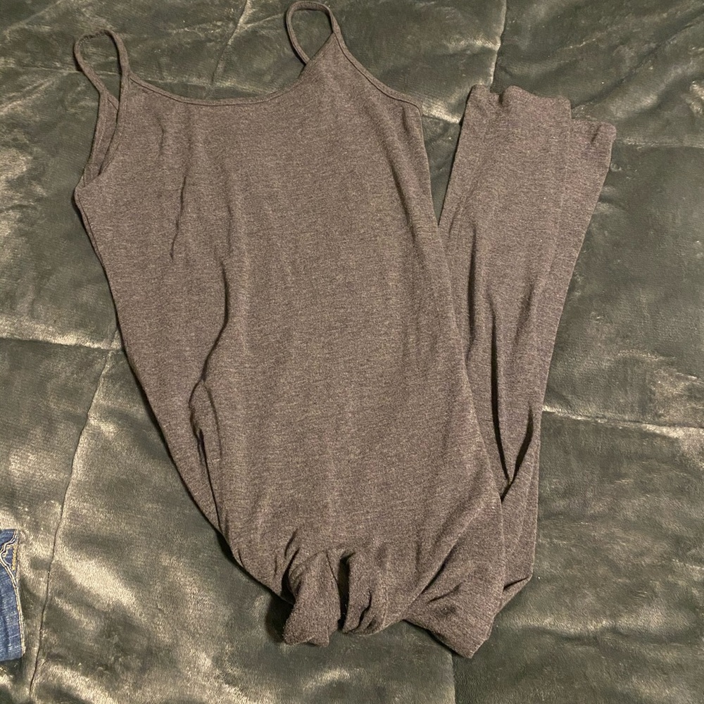 Gray jumpsuit